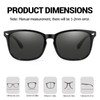 LVIOE Polarized Sunglasses for Women Men Retro Classic Square Stylish