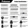 Prokomon 18 Pcs Alternator Pulley Tool Kit, Alternator Pulley Removal