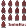 LEONTOOL 30 Pcs Mouse Sander Sandpaper 60 Grit 6 Hole