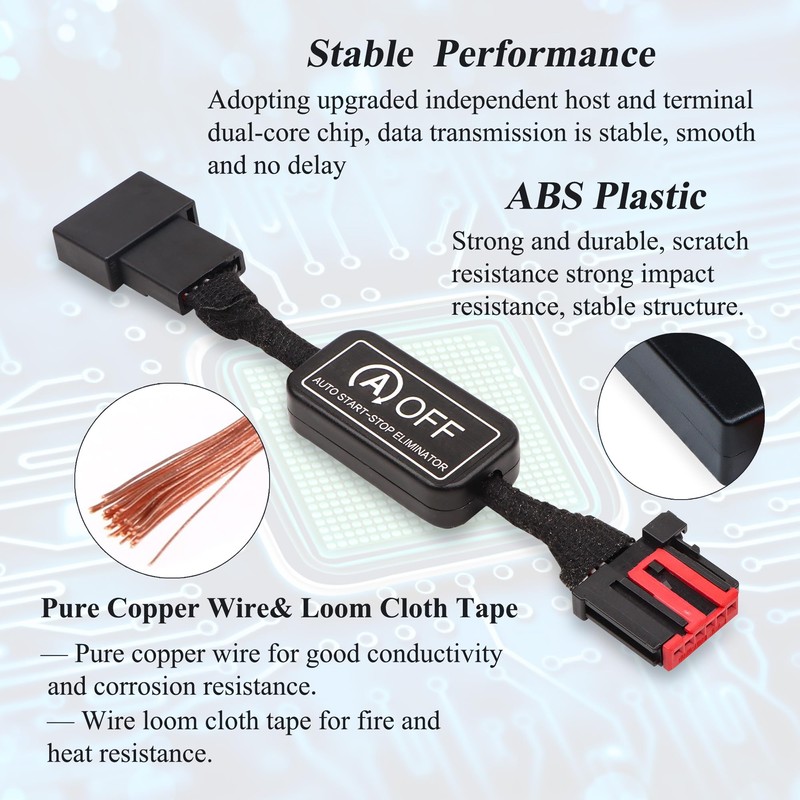 Tectary Auto Start Stop Eliminator Compatible for Ford F150 Accessories