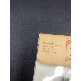 Grandt Line 104 On3/O-Scale D&RGW Stock Car End Detail