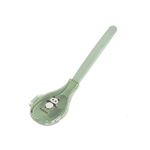 Sabu 387531 New Antibacterial Spoon & Half Case, Green
