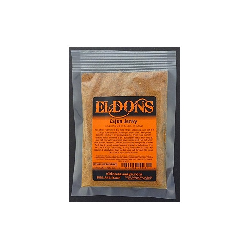 Spicy Cajun Jerky Seasoning Spices with Cure Seasons 5 Pounds