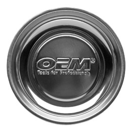 OEMTOOLS 25294 3 Piece Magnetic Tray and Pick-up Tool Set, Includes Magnetic Bowl to Hold Nuts and Bolts, Magnetic Tool Grabber, & Telescopic Mirror