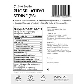 Phosphatidylserine (PS) - cortisol Blocker, IVOVITAL® (100 g)