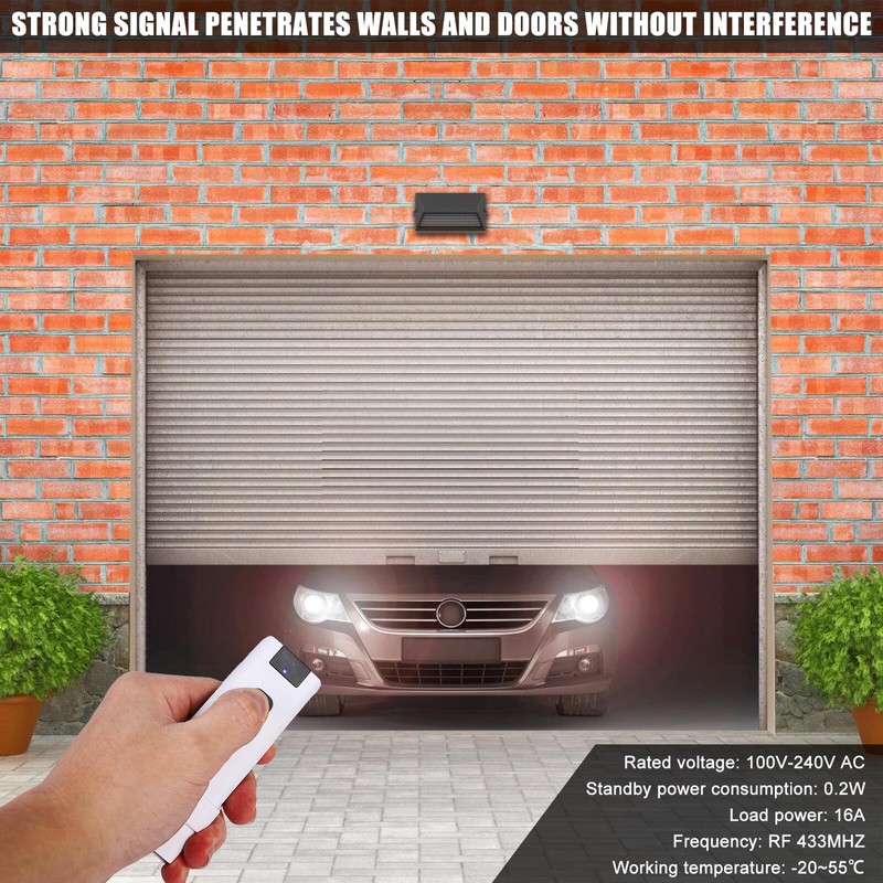 Wireless Roller Shutter Control Retrofit Set, Smart Blind Switch Compatible