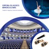 Aomekie Theatre Opera Glasses with Handle 3X25 Compact Folding Binoculars