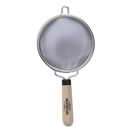 Suncraft BM-217 Tea Strainer, Made in Japan, Natural Wood Pattern, Mokuhouse, Brown, 6.1 inches (15.5 cm)