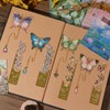 8 PCS Metal Bookmarks for Reading Women, Butterfly Flower Theme
