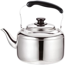 Hirosho Stainless Steel Kettle, Big Kettle, Large Size, 1.06 gal (4 L), IH, Direct Heat, Gas Stove Compatible, Stainless Steel, Wide Mouth, Classic, Children's Groups, Mass Cooking, Events, Large