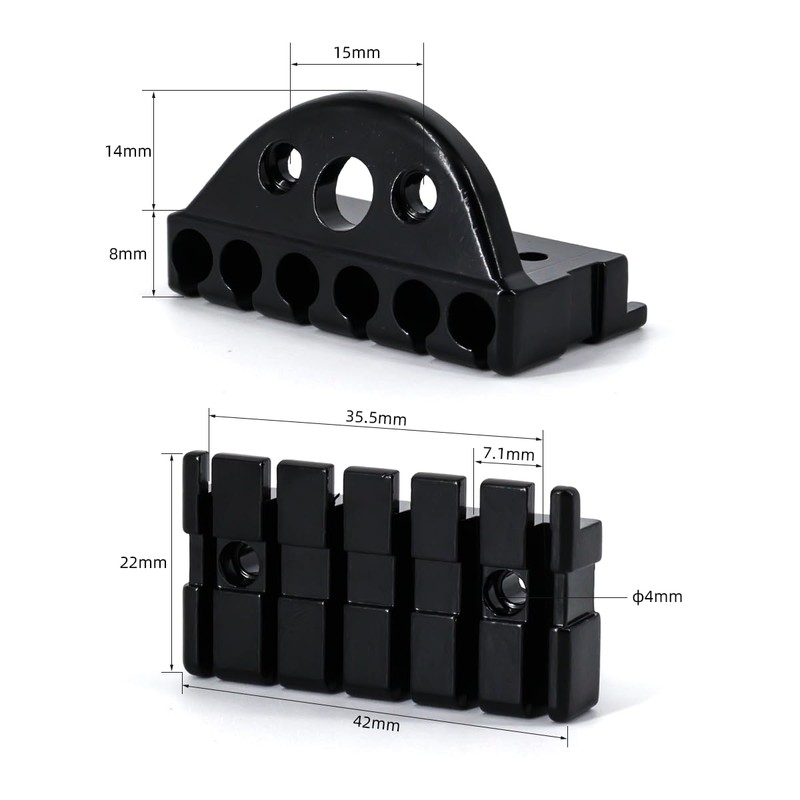 Domofa 6 String Headless Guitar Locking Nut String Lock Nut