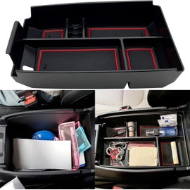 JOJOMARK Compatible with Ford Escape 2020 2021 2022 2023 2024 2025, Bronco Sport 2021-2023 2024 2025 Accessories Center Console Tray Organizer, Armrest Secondary Storage Box