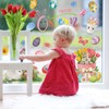 9 Sheets Easter Window Clings, Easter Window Stickers Decorations Spring