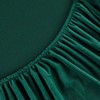 Warm Fitted Sheet, 90 x 200 cm, Dark Green, Winter,