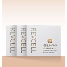LiveVCell 2+1 LiveVCell Reti Collagen Revital Wrapping Mask 5 sheets / 2+1 리브이셀 레티 콜라겐 리바이탈 랩핑 마스크 5매