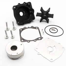 kipa Impeller Water Pump Repair Kit with Housing for Yamaha 61A-W0078-A2-00 61A-W0078-A3-00 V6 Outboards 150, 175, 200, 225, 250, 300 Hp, Fits for Sierra 18-3396, 61A-W0078-A1