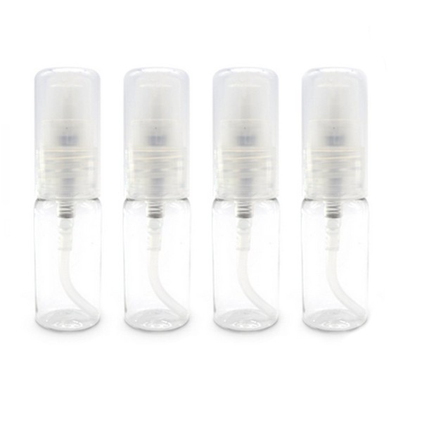 12Pcs Empty Refillable Clear Plastic Essential Oil Pump Bottle Lotion Mask Cream Dispenser Containers (15 ML)