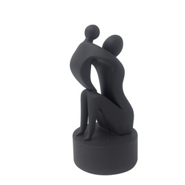 Artgenius Mother and Child Statue Abstract Love Family Sculpture,Hand-Painted Mother and Son Figurine
