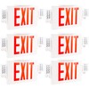 GRUENLICH LED Combo Exit Sign, Emergency Light with 2 Adjustable