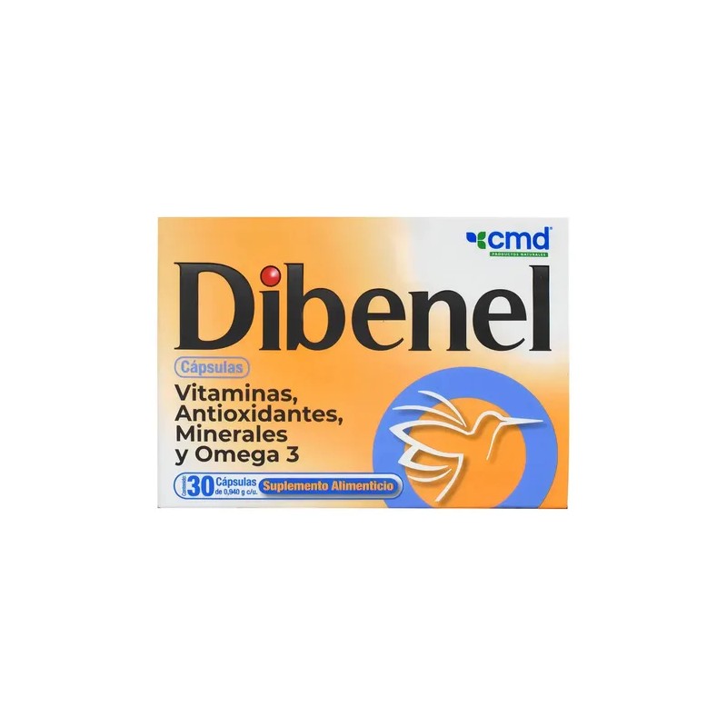 Dibenel Max Multivitaminico Quercitina Omega Cáps Cmd