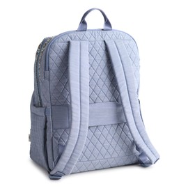 Vera Bradley Women's Large Bancroft Backpack - Premium Cotton, Chambray, One Size