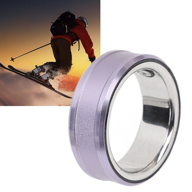 Smart Ring Purple Pedometer Deep Waterproof Lightweight Smart Health Ring