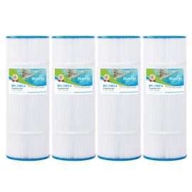 BLUEFLO Pool Filter Cartridge Replacement for Pleatco PA81, Unicel C-7483, Filbur FC-1225, Hayward SwimClear C3020, C3025, C3030, C570, CX580XRE, C580E, 4 Pack