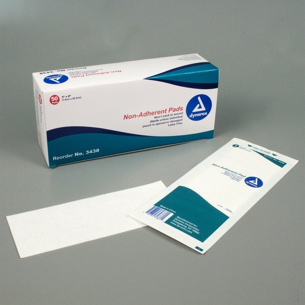 DX3438 - Sterile Non-Adherent Pad 3 x 8, 50 pads