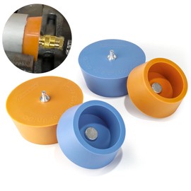 3mirrors 5.0"-6.0"Non-toxic and High Temperature Silicone Purge Plugs Welding Back Purging Plugs Set of 4,for header/manifold/exhaust fabrication