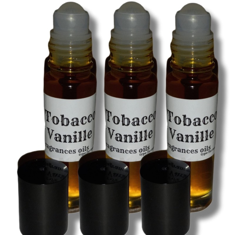 Xio's Tobacco Vanille Fragrances Body Oils 3 (1/3oz Roll On