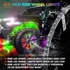 Nilight 4PCS 15.5inch LED Wheel Ring Lights RGB with APP