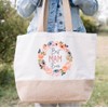 Lovely Mothers Day Shopper Bag - Best Mam Ever Flower