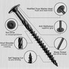 25Pcs Lag Screws #14 x 4-1/2 Structural Wood Screw Heavy