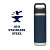 YETI Rambler 18 oz Bottle, Vacuum Insulated, Stainless Steel with