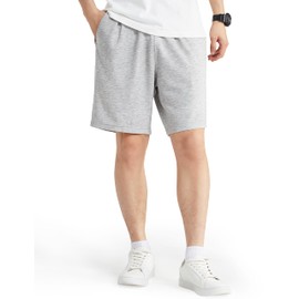New arrival 102Air "Cool to Touch" Drape Comfortable Half Pants, Men's, Breathable, Flexible, Comfortable, Sweatpants, Men's, Casual, Summer, 01 Gray (See Figure 6 for sizing estimate)