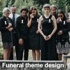 OYZOQ Mourning Bows with Text, for Funeral Funeral Accessories and