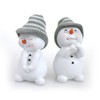 2 x Standing Garden Gnome Dwarf Girl & Boy Set