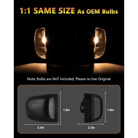 SAPILIT License Plate Light Tag Light Housing for Chevy Silverado 1500 2500 3500 Suburban Tahoe GMC Sierra 1500 2500 3500 Yukon XL Escalade Tag Lamp Assembly Replacement