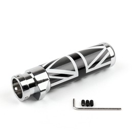 Topteng Checkered Style Metal Handbrake Handle Grip for Mini Cooper Countryman