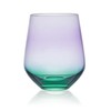 Mikasa Chroma Set of 4 Stemless Wine Glasses, 13 Ounce,