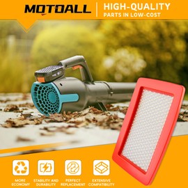 MOTOALL Air Filter & Pre Filter Kit for Husqvarna 170BF 170BT 180BT 180BF 370BFS 380BFS 570BFS 580BFS 570BTS 580BTS Backpack Leaf Blower Replace 512652001 544271501 544271601 512654101