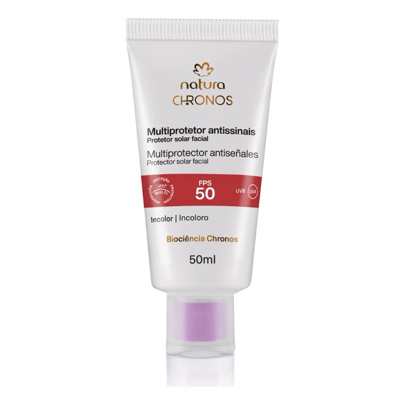 Natura Protector Facial Multiprotección Antiseñales Fps Chronos 50ml
