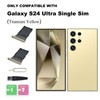 2 PCS for Galaxy S24 Ultra Single SIM Card Tray