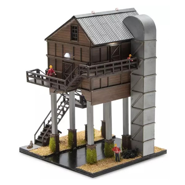 HO Scale Sooty's Coal Tipple, Lighted, Building Accessory Train, Limited