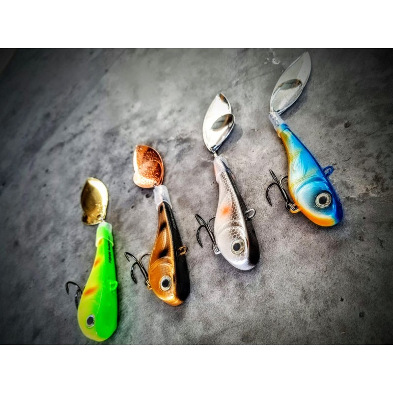 FISHN® Grumpy Spinner Jig Spinner - Bait Lure for Pike,