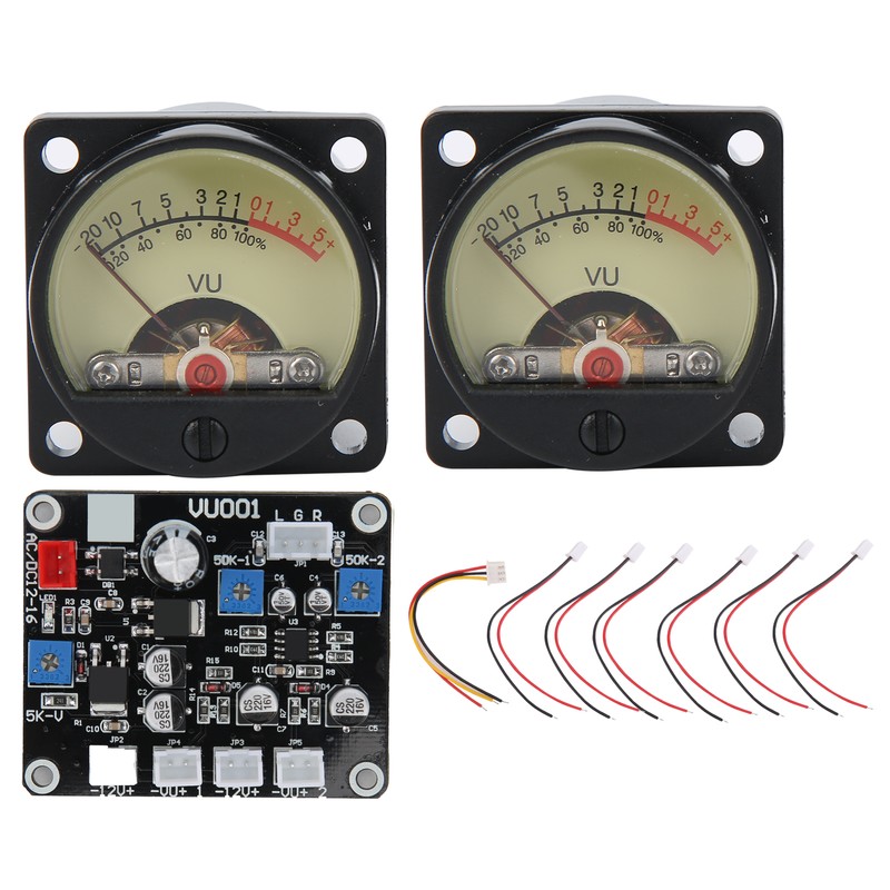 TS-DB35-Q 2PCS VU Meter with Driver Board DB Meter Sound