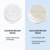 COSLUS COSLUS Facial Cleansing Brush Silicone Face Scrubber: 2 in1