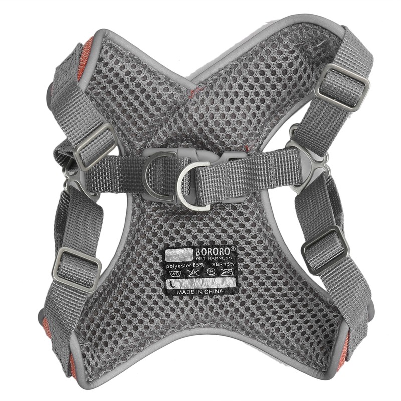 Pet Leash Vest Reflective Harness Adjustable Breathable Cat Dog Outdoor