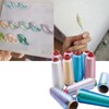 2200M Metallic Embroidery Thread Iridescent Glitter Polyester Sewing Thread for