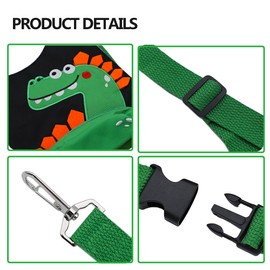 Baby Reins for Walking Toddler Safety Harness with Reins Baby Walking Leash Child Backpack with Wrist Link Anti-Lost Strap for Toddler Boys & Girls-Black